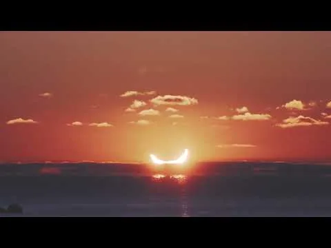 A Double Sunrise from a Partial Eclipse video poster