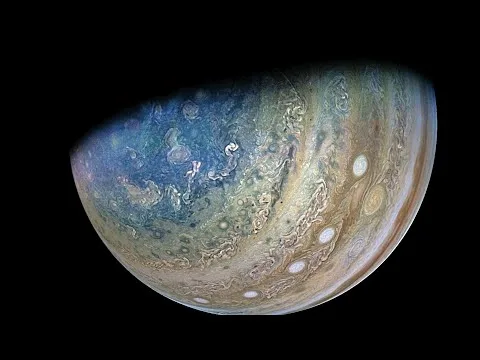 Juno Flyby of Ganymede and Jupiter video poster