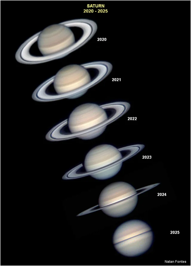 Saturn's Rings Appear to Disappear
