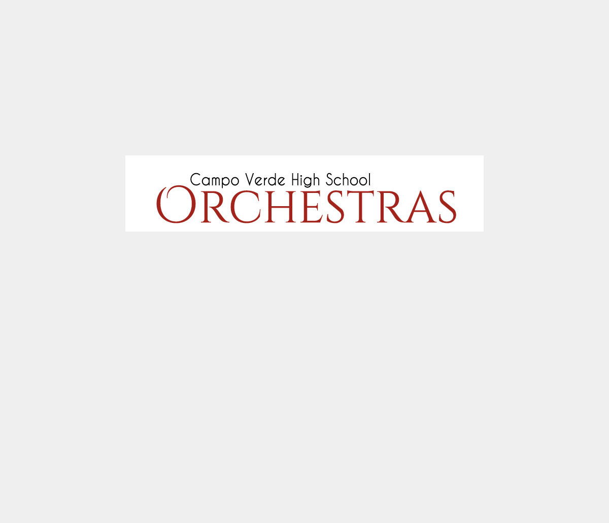Campo Verde High School Orchestras