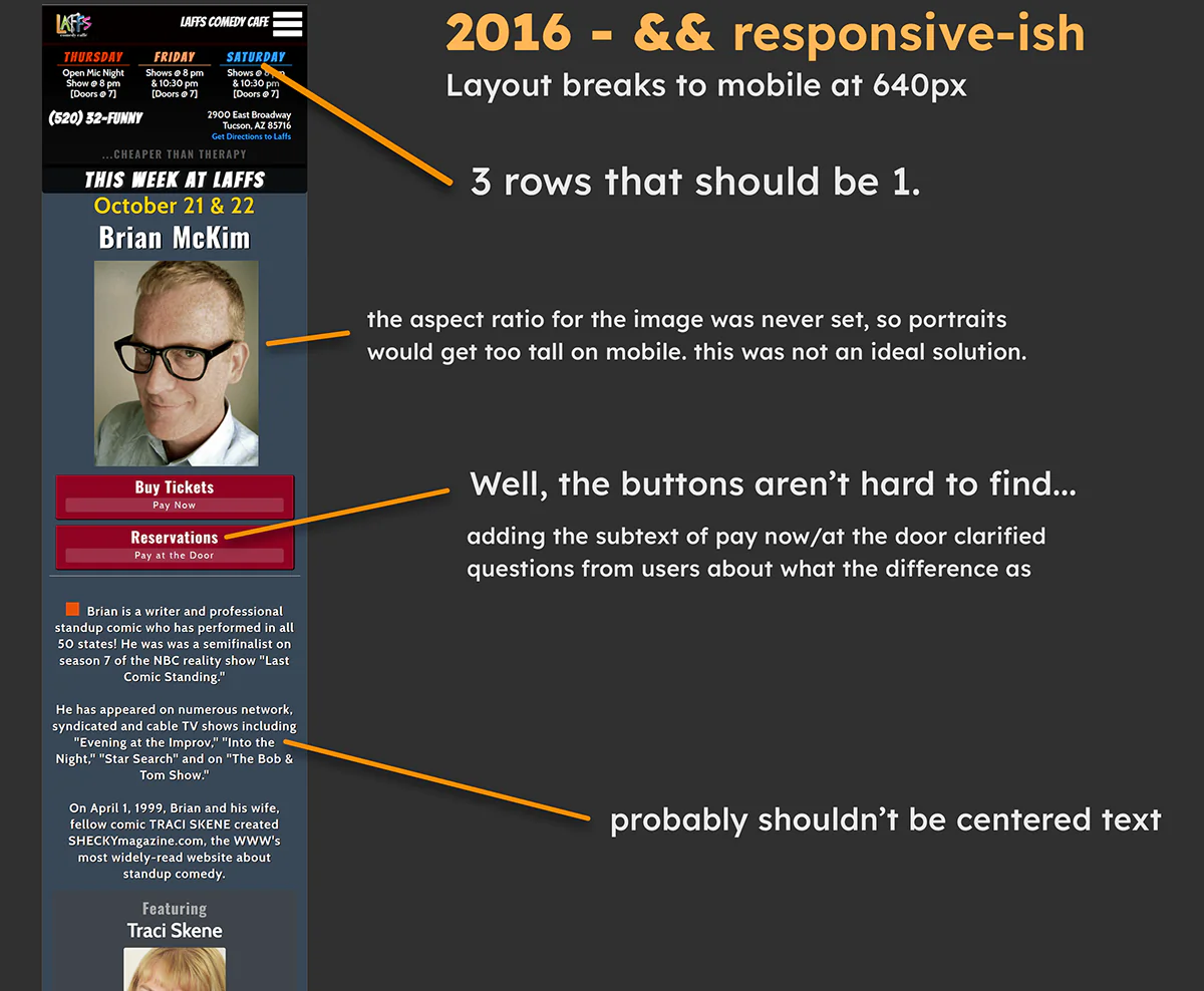 Evolution of Laffs — Responsive-ish