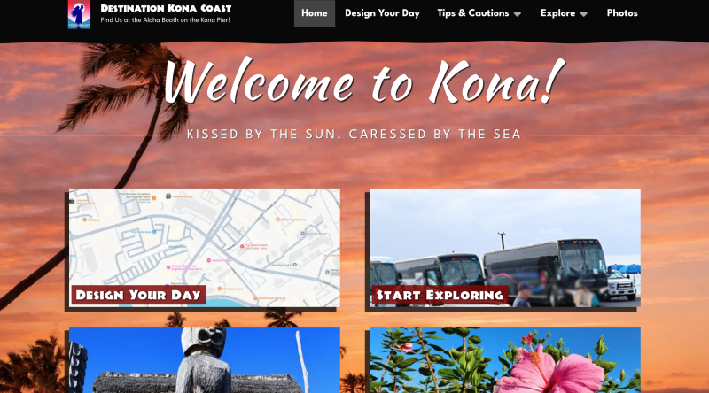Screenshot of Destination Kona Coast